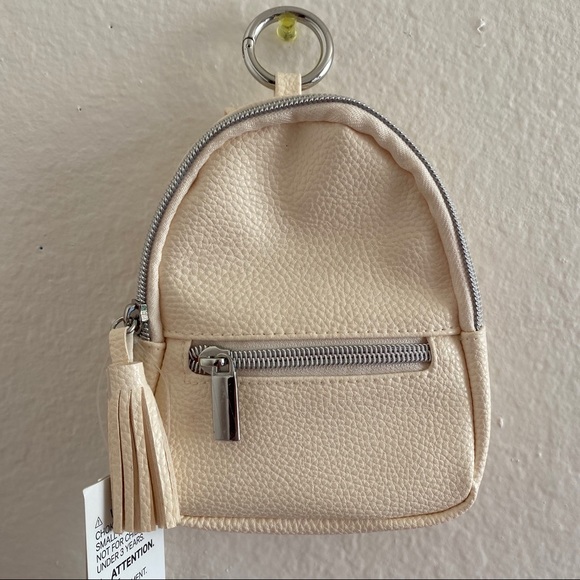 h&m mini backpack keychain